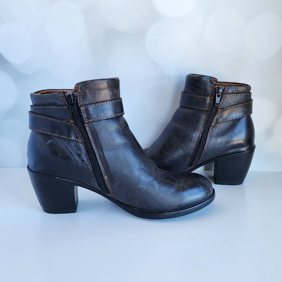 Black Ankle Boots with Heels by B.O.C. by Born - Picture 3 of 12